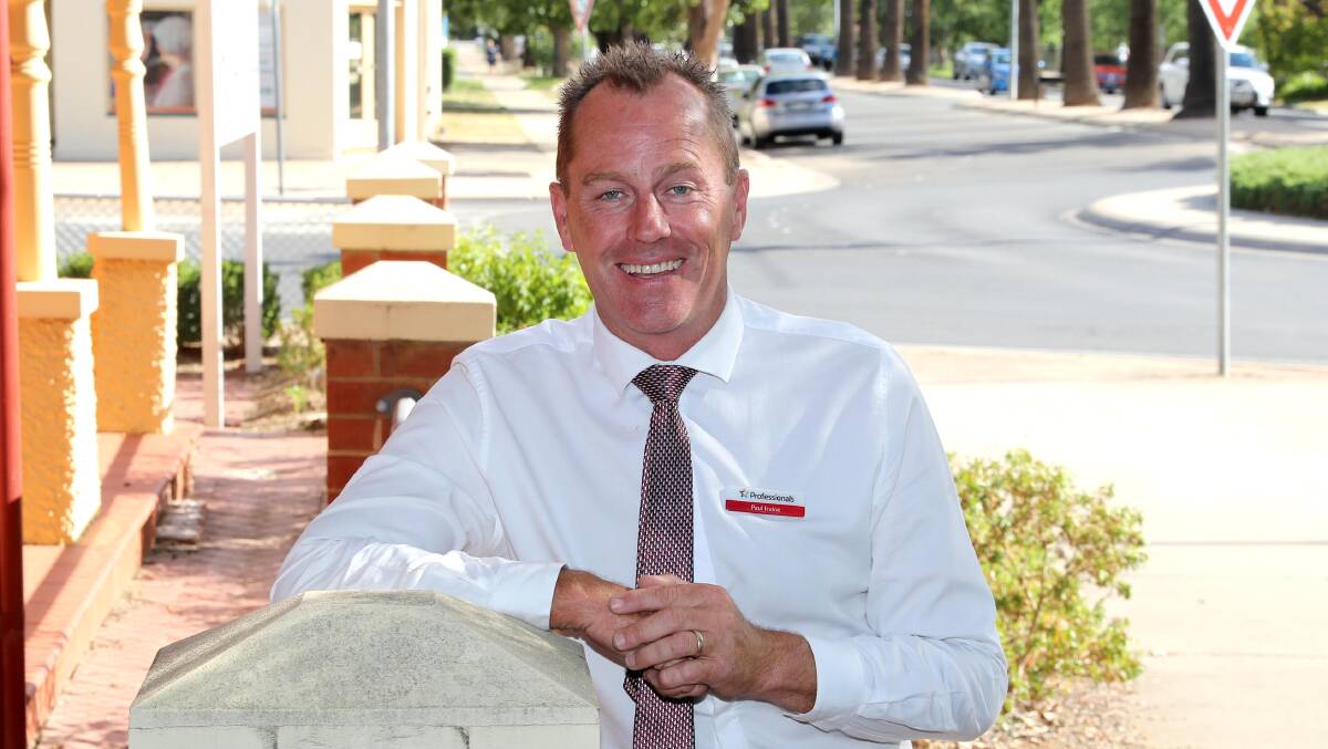 SAFE AND STEADY: Professionals Wagga director Paul Irvine. Picture: Les Smith 