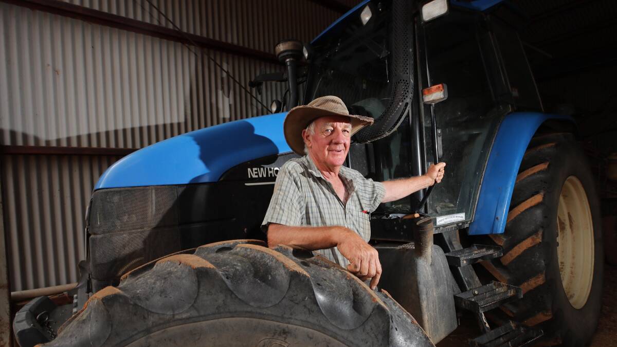 ONE EYE ON RUSSIA: Wagga farmer Alan Brown is waiting to see how the conflict in Ukraine will affect grain prices for Riverina growers.
