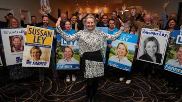 STRANGE PHENOMENON: Sussan Ley at the Albion Hotel on Saturday night said she would embrace "whatever the future brings". 