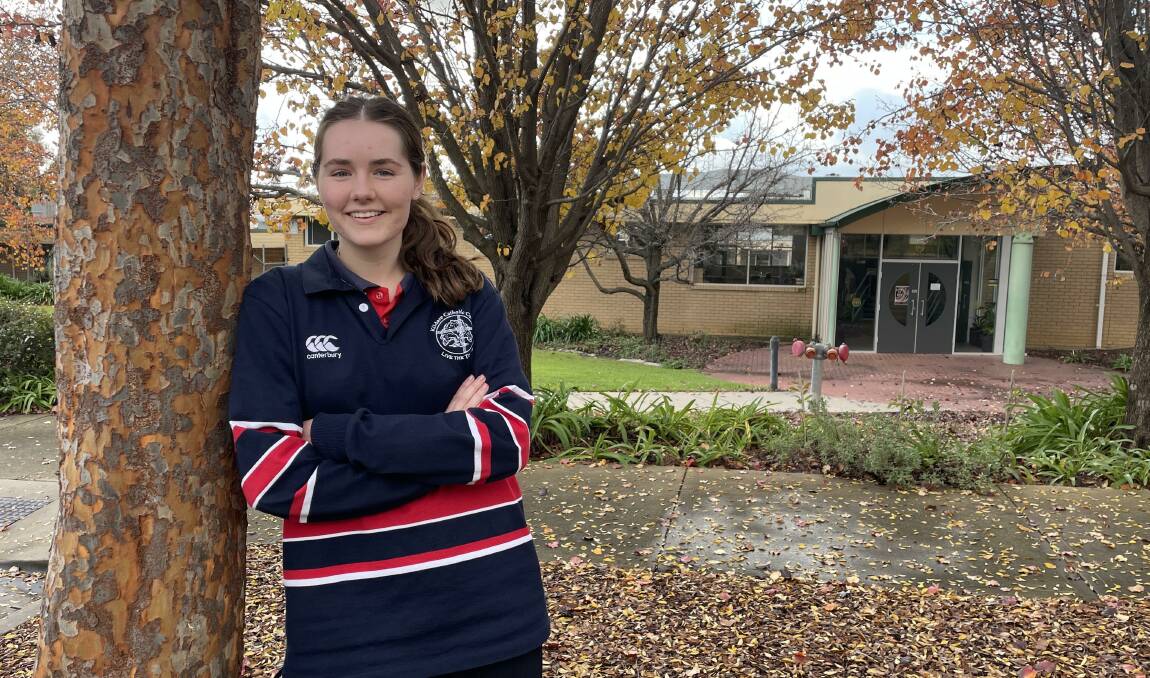 Interested in teaching since a young age, Ava Mallise, 17, now has the chance to follow her passion locally. Picture: Tim Piccione 