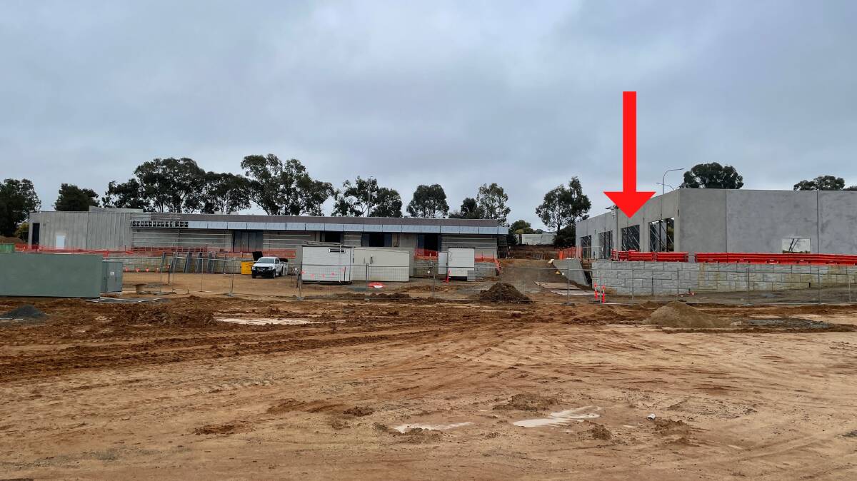 CONFIRMED: Domino's Pizza will open in the seventh retail space at Boorooma shopping centre, which is expected to be completed in October. Picture: Tim Piccione 
