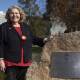 Aunty Mary Atkinson, pictured with Wagga's Sorry Day Rock, is hoping for meaningful reform for an Indigenous Voice to Parliament after the latest change in government. Picture: Madeline Begley
