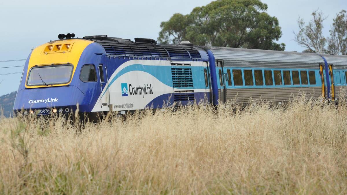 The Sydney-bound passenger train was not warned about the speed restriction. File picture