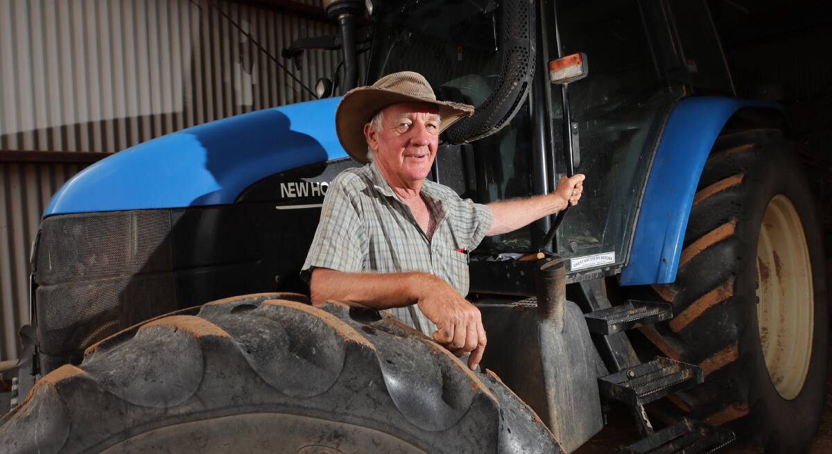 NSW Farmers Riverina Branch Chair Alan Brown says he's already seeing increased mouse activity on his farm, with plenty of anecdotal evidence from others of the same. Picture: Les Smith