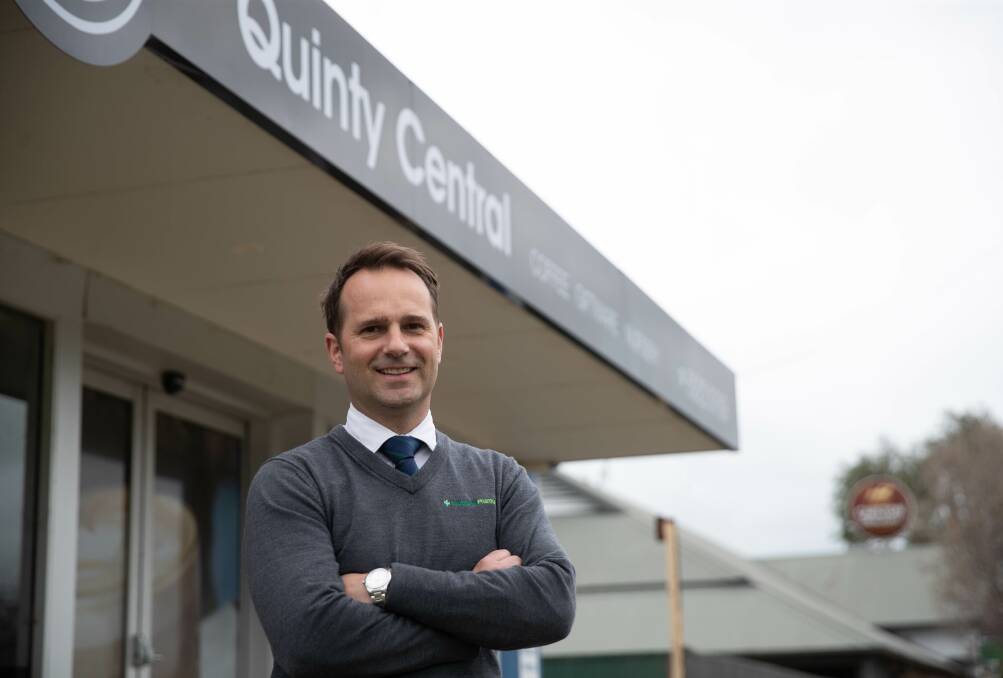 Southcity Pharmacy owner Luke van der Rijt says he's excited to make life easier for a lot of Uranquinty locals who currently make the trip to his Glenfield Park store. Picture by Madeline Begley
