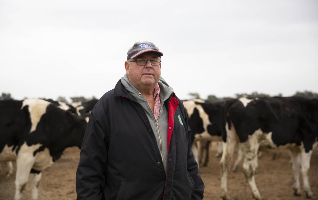Borambola cattle farmer Murray Sowter has seen the after effects of FMD, saying Australia's border security is the country's first and last line of defence. Picture: Madeline Begley