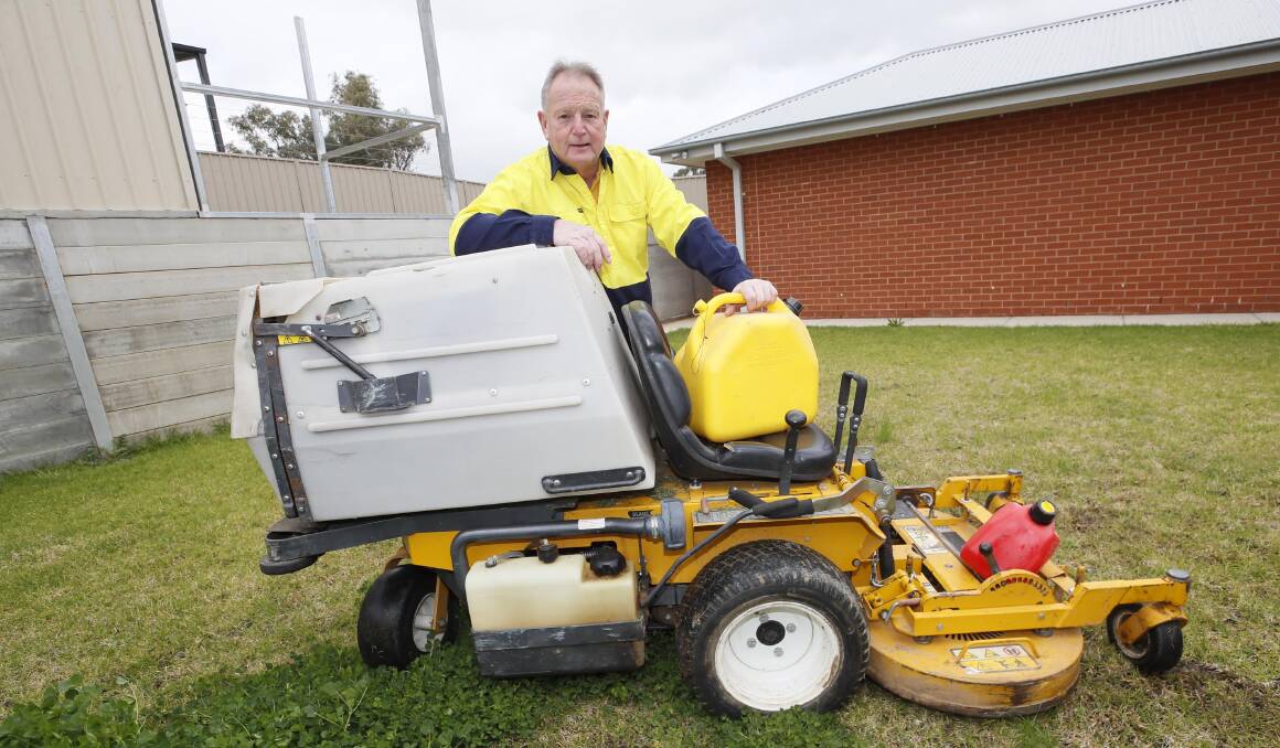 Gardener Ian Begg's biggest business cost is fuel and while he has until now absorbed rising costs, he says he'll soon be left with no choice but to increase his prices. Picture by Les Smith 