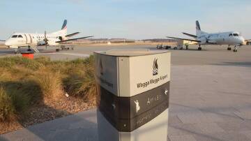 A new business case for the Wagga Airport has been put on hold despite only being accepted by the city's councillors this week amid ongoing uncertainty about the future of the facility. File picture
