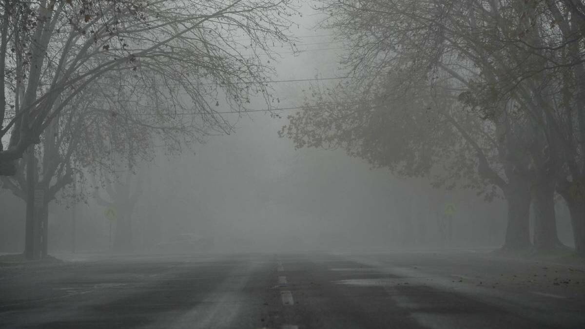 WET WINTER: A foggy morning in Gurwood Street. Picture: File