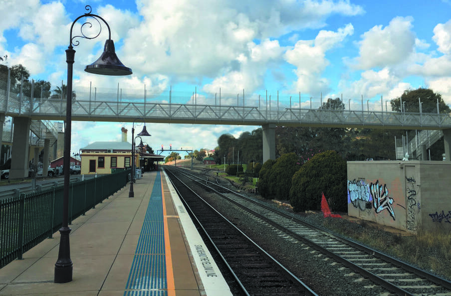 COUNCIL OUTCRY: Council will put forward a late motion calling for better consultation on the impacts of the Inland Rail project on Wagga residents. Pictured is the Mother footbridge at Wagga railway station.