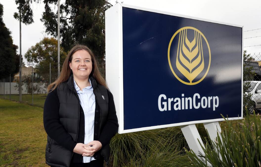 HARVEST PATH: GrainCorp Operations Assistant Georgie Considine found working the harvest was a great career pathway. Picture: Les Smith