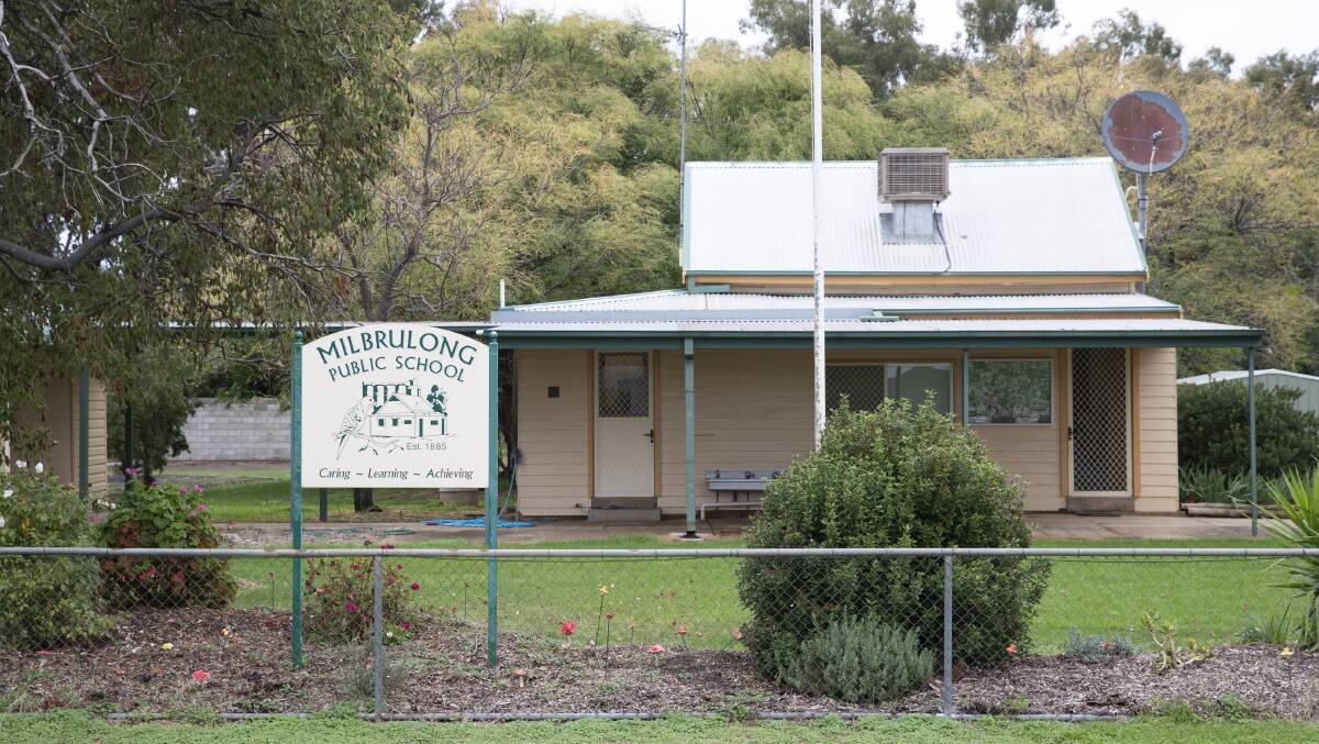 PRECIOUS MEMORIES: The former Milbrulong Public School is up for sale. Picture: Madeline Begley.