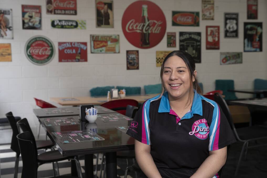 NEW HORIZON: Ray Ray's Diner's new part-owner Nancy Martinez is full of hope for what the future holds after their recent purchase. Picture: Madeline Begley