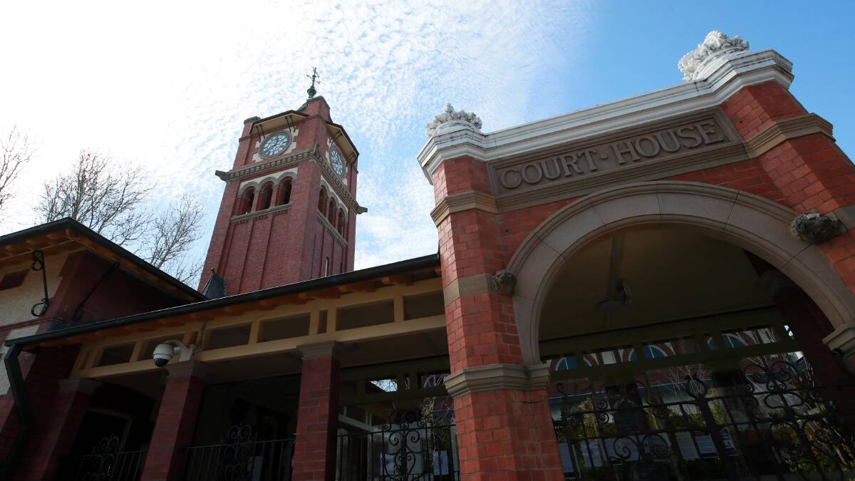A Tumut man appeared in the Wagga Local Court over the incident yesterday. Picture: Les Smith.