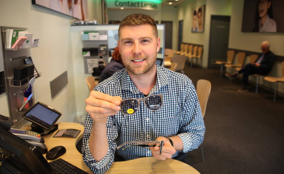 HEALTH BOOST: Specsavers Wagga Retail Partner Richard Skidmore is delighted to support improving indigenous eye health. Picture: Andrew Mangelsdorf