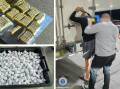 A man arrested in Wagga over the largest pharmaceutical drug haul in the state's history has been remanded in custody. Pictures courtesy NSW Police