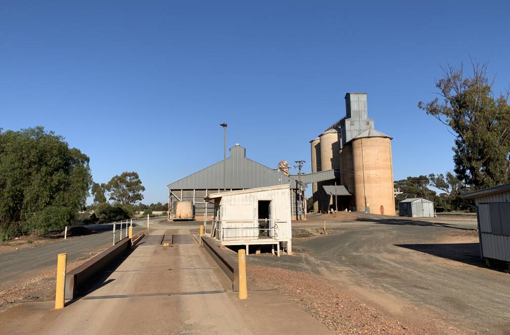 FOND MEMORIES: The Kikoira weighbridge and GrainCorp silos where Georgie Considine worked during the 2020 harvest. Picture: Contributed