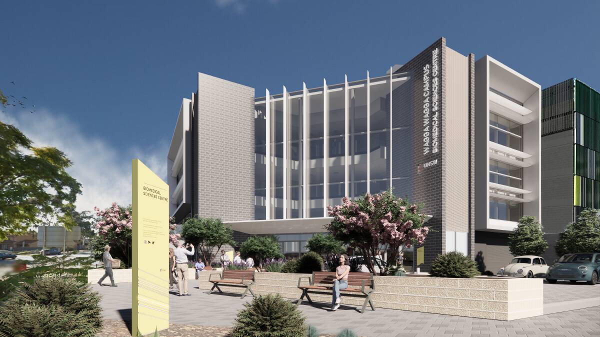 A concept design of what the state-of-the-art new Biomedical Sciences Centre will look like once complete. Picture contributed