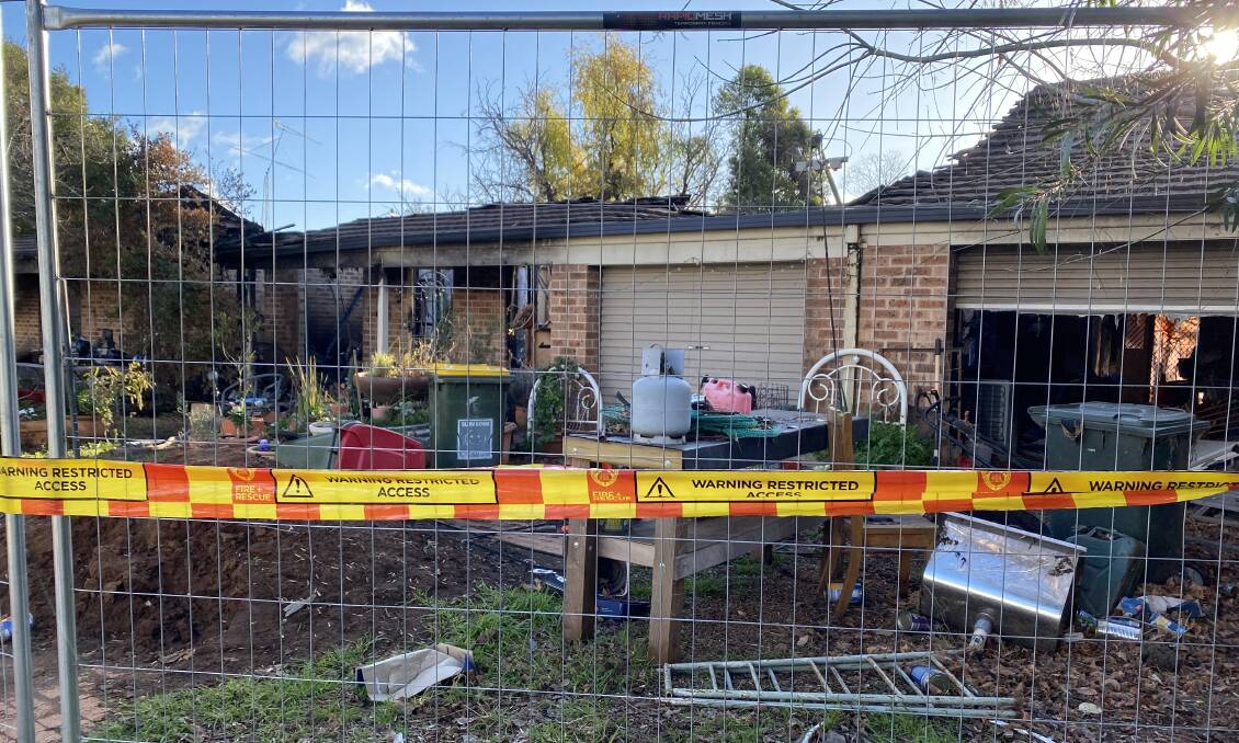 REBUILDING: The Snell family has thanked the community and emergency services for their support after their house was destroyed by fire. PHOTO: Vincent Dwyer
