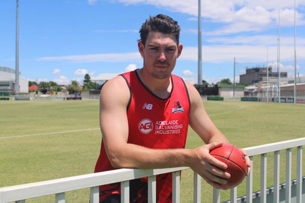 Ganmain footballer Riley Corbett is looking forward to starting what will be his third season in the SANFL with West Adelaide. Picture by Jimmy Meiklejohn