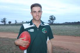 Coolamon's Cooper McKelvie is looking forward to the Hoppers clash against Wagga Tigers on Sunday. Picture by Jimmy Meiklejohn
