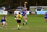 The first grade game between Coolamon and Turvey Park commenced at 5.30pm on Saturday. Picture by Turvey Park Bulldogs