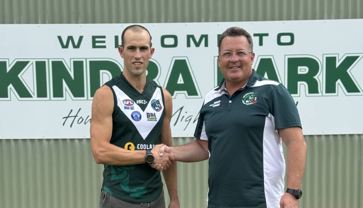 Star AFL Sydney defender Tim Coenen has signed with the Hoppers for the upcoming Riverina League season. Picture from Coolamon Hoppers