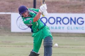 Wagga City captain-coach Josh Thompson scored 41 runs in the Cats big win over Kooringal. Picture by Les Smith