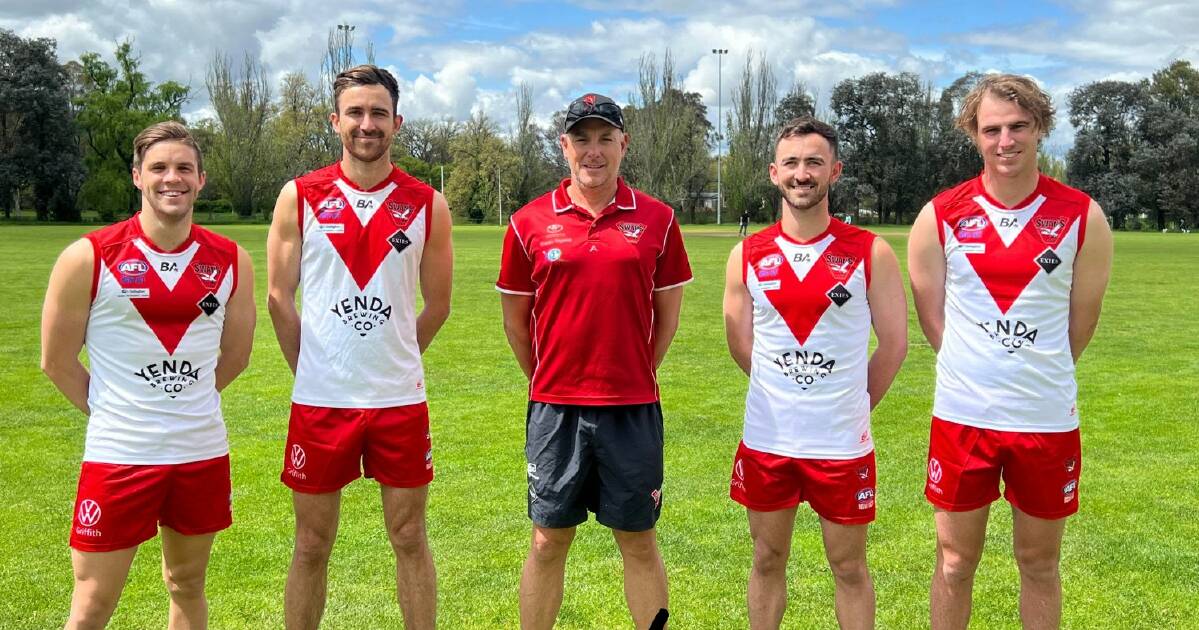 Griffith has added experienced quartet Rhys Pollock, Alec McCormick, Alex Page and Dean Simpson ahead of the coming Riverina League season