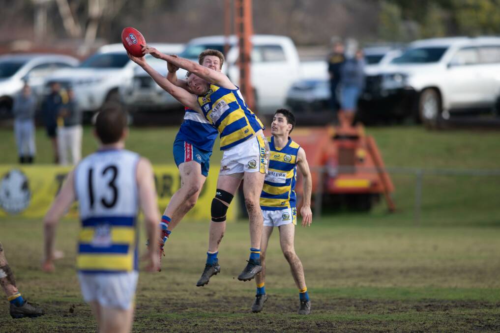 MCUE defender Ben Halse is returning to AFL Canberra club Eastlake next season after a two-year stint with the Goannas. Picture by Madeline Begley