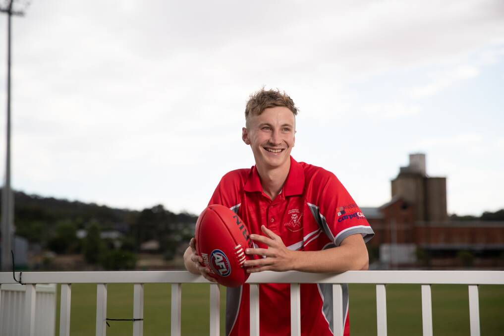 After a couple of strong seasons at Osborne, Collins will get his first taste of Riverina League footy at the Demons in 2024. Picture by Madeline Begley