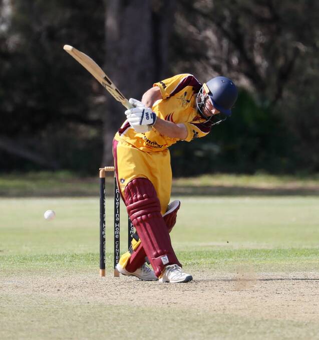 Jacson Somerville crafted an impressive innings of 56 off 50 balls to guide the Bulls to a competitive total of 6-129. Picture by Les Smith