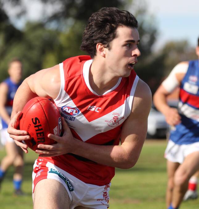 Tom Byrnes will return to Collingullie for the upcoming season after five years away at Sydney University and Dubbo Demons. Picture by Les Smith