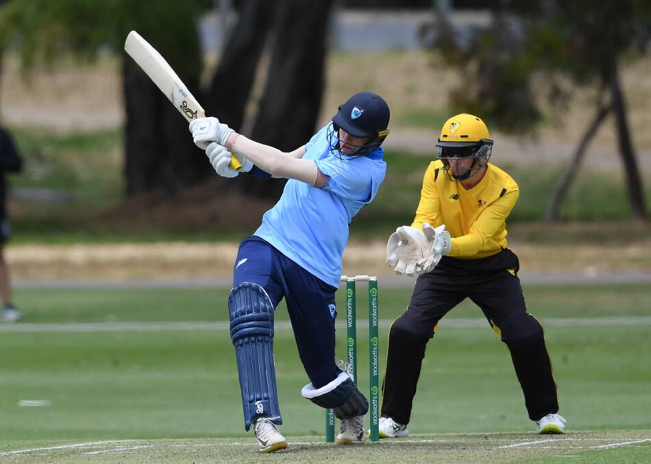 Scott played superbly at the national championships last season scoring two half-centuries for NSW Country. Picture from Cricket NSW