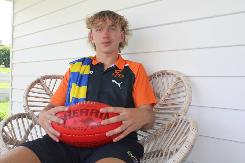 Talented Wagga footballer Jack Warden will attend Assumption College this year but will play a handful of games for MCUE. Picture by Jimmy Meiklejohn