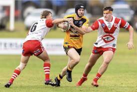 Gundagai were too strong for Temora as the Tigers handed the Dragons their first loss of the season at Nixon Park. Picture by Tahlia Crane