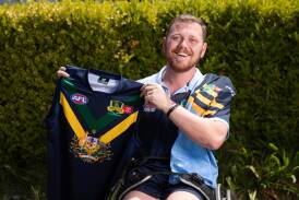 Toby Popple was named in the All-Australian team following a superb campaign for NSW-ACT at the Wheelchair AFL National Championships. Picture by Madeline Begley