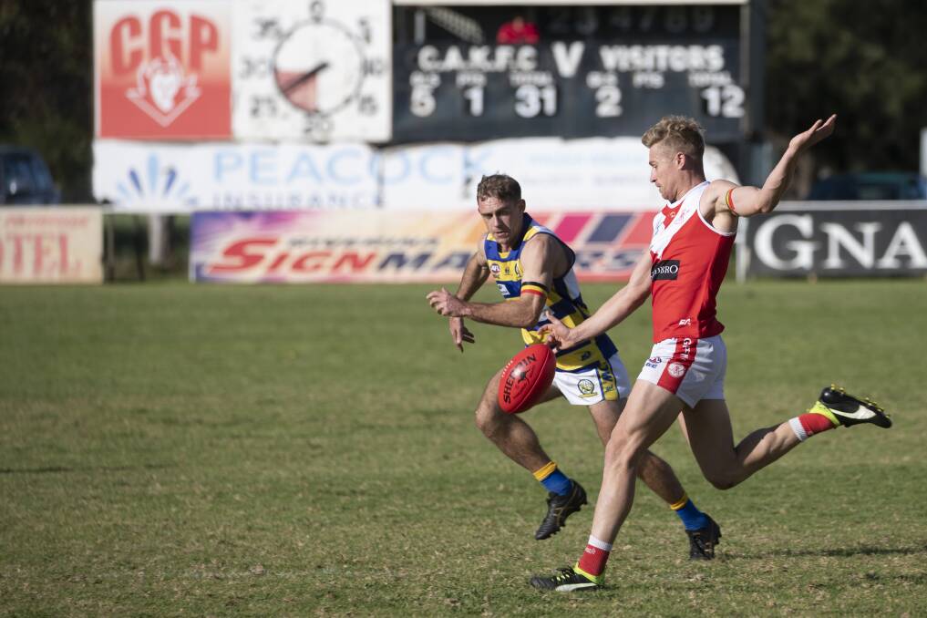 KEY INCLUSION: Collingullie's Steven Jolliffe will be one of four Demons likely to return for the important clash on Saturday. Picture: Madeline Begley