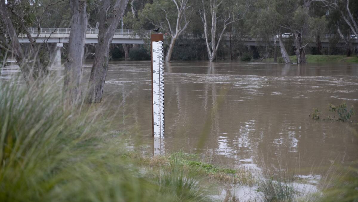MORE RAIN: The Bureau of Meteorology says it's likely another La Nina weather event will develop, bringing more possible flooding to an already-soaked Riverina. Picture: Madeline Begley