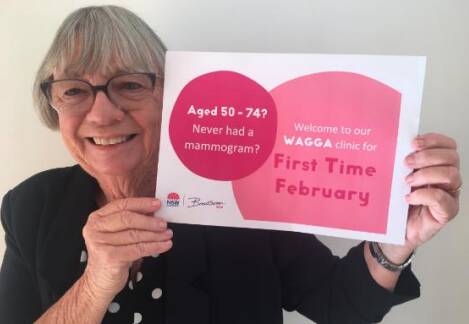 Breast Screen Advisory Committee chair Gayle Murphy is calling for women aged 50-74 to book in for their first check-up. Picture supplied