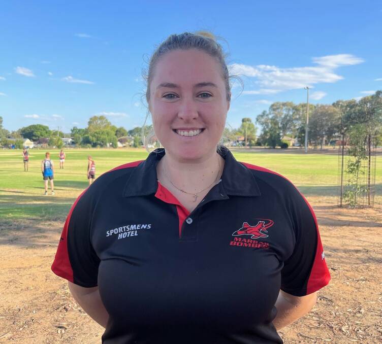 Tennis player Kaitlin Staines will return to the netball court for the first time since she was a junior with Marrar. Picture supplied