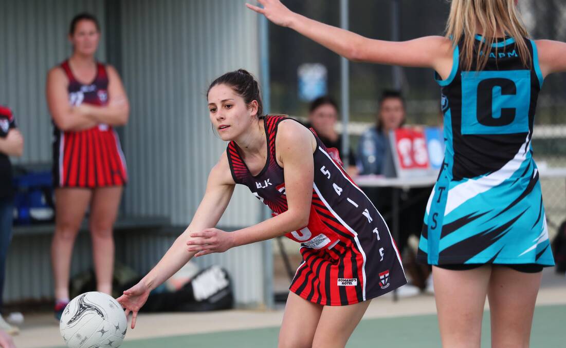 Tessa Hamblin in action for North Wagga during the 2022 season. Picture file