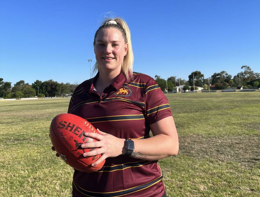 Skye Hamblin has transferred to Ganmain-Grong Grong-Matong for the 2023 Southern NSW Women's football season. Picture supplied