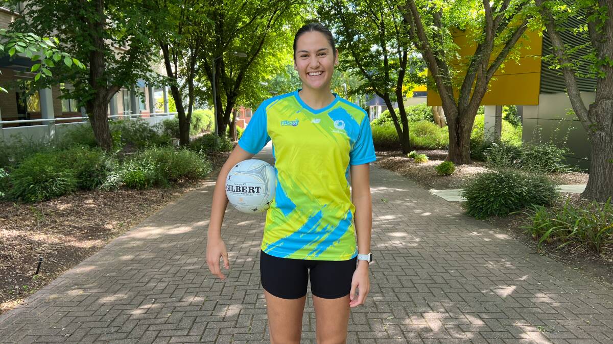 Sophie Fawns in the Australian Fast5 team camp at the AIS ahead of flying out to Christchurch for the Fast5 Netball World Series. Picture supplied