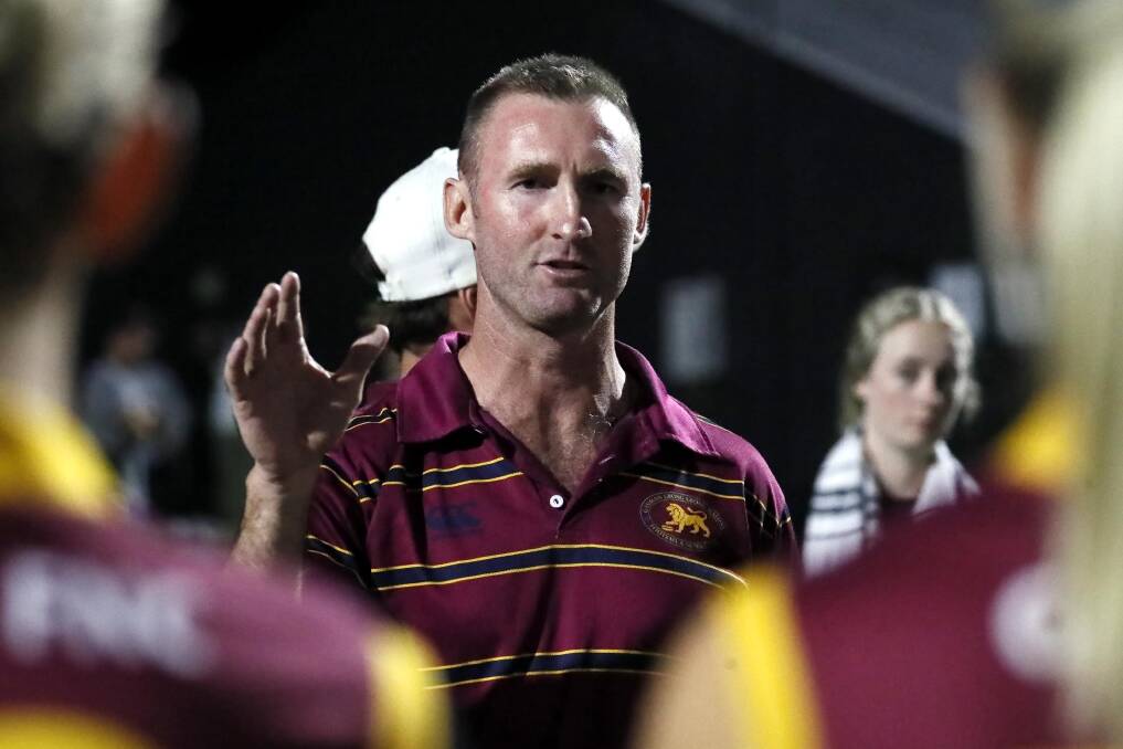 Ganmain-Grong Grong-Matong coach Luke Walsh is apprehensive about how strong the 2024 Southern NSW Women's League final series will be. Picture by Les Smith