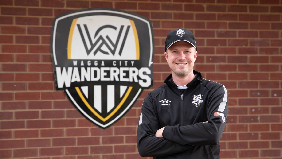 Andy Heller has taken on the Wagga City Wanderers head coaching role for the first time for the 2024 season. Picture by Madeline Begley