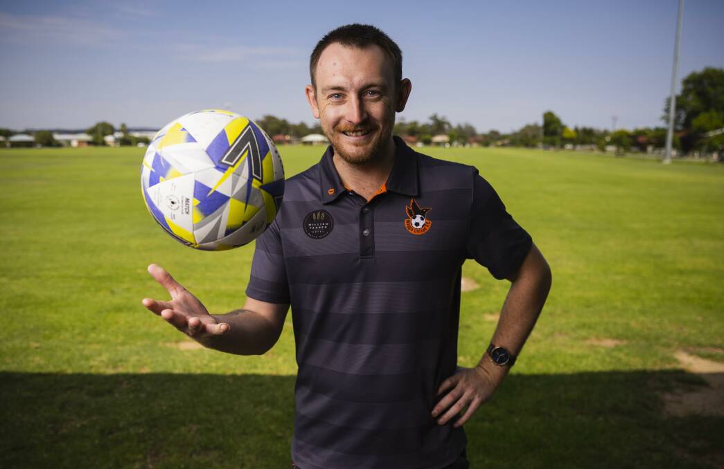 Jayden Beattie will return as Wagga United's head coach for the 2024 season. Picture by Ash Smith