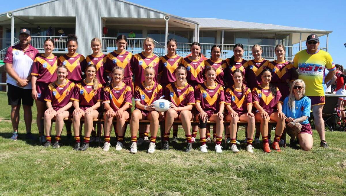Riverina Bulls' league tag team ahead of the Opens Blues Tag representative gala day. Picture by Jeff Hanson