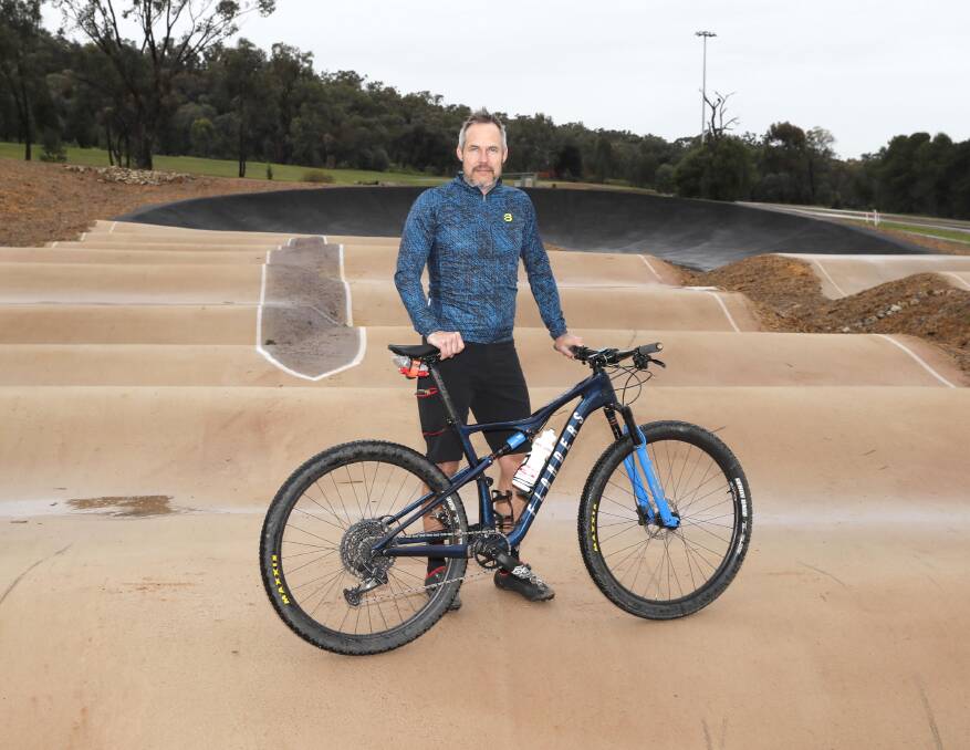 Dan Beresford's design for the upcoming XCO National Cup race will use both mountain trials and the BMX track at Pomingalarna Reserve. Picture by Les Smith