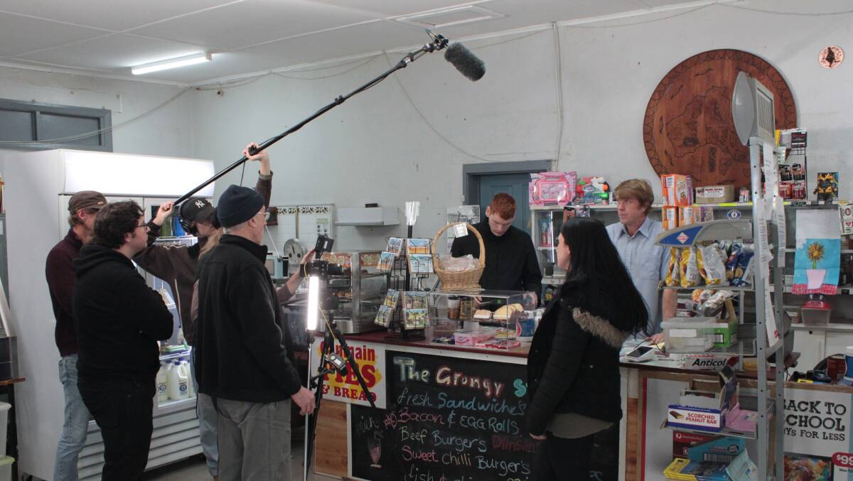 Filming When the House is Empty at The Grongy Store in Grong Grong. Picture supplied